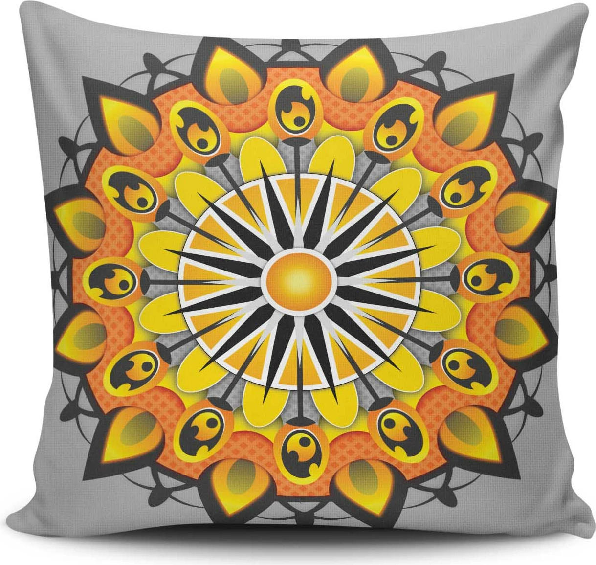 Jastëk Aberto Design, MANDALA-22, shumëngjyrësh, 43x43cm