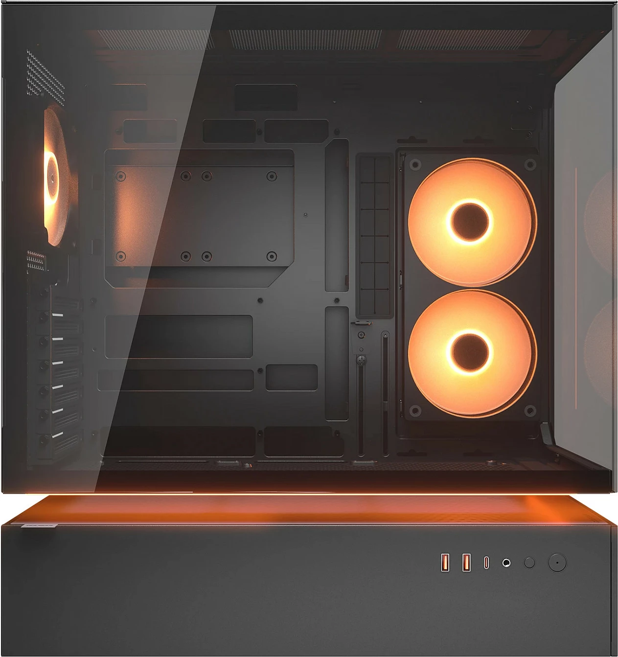 Kasë COUGAR CFV235 Midi Tower, ARGB, xham, ATX/micro ATX/Mini-ITX, e zezë