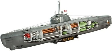 Model plastik Revell U-boat Type XXI, 1:144, 53.1 cm