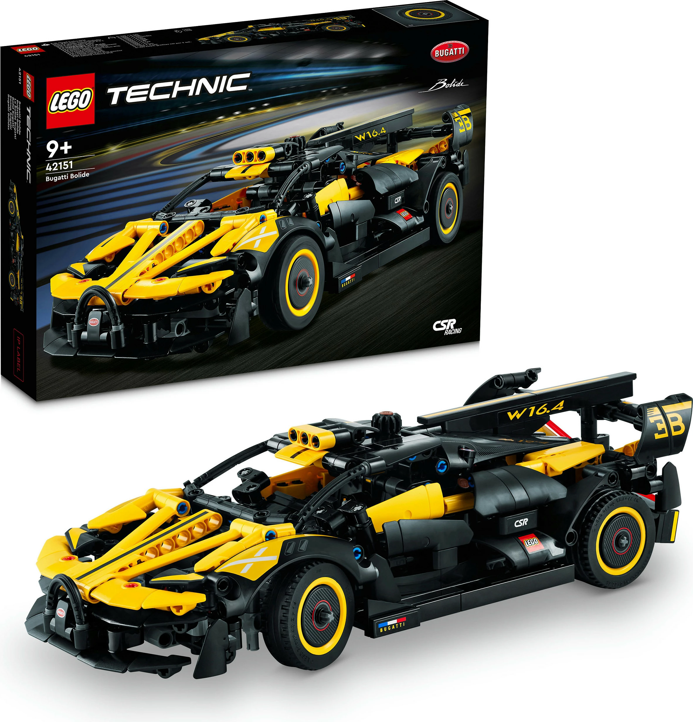 Set ndërtimi LEGO Technic Bugatti Bolide, 905 pjesë, plastikë, shumëngjyrësh