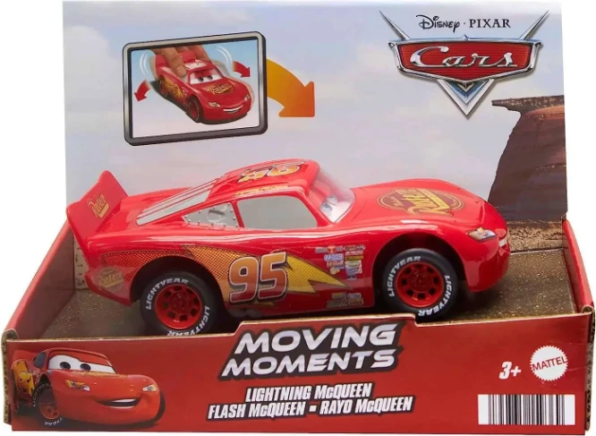 Disney Pixar Cars - Moving Moments Lightning McQueen Car