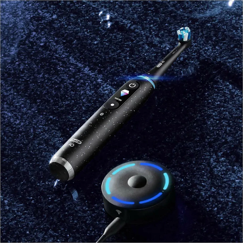 Brushë elektrike për dhëmbë Oral-B iO Series 10, Bluetooth, 7 moda, Cosmic Black