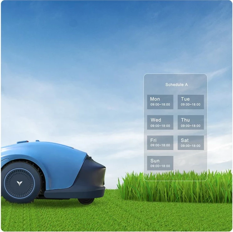 Robot kositës bari HOOKII Neomow S, WiFi, bateri 4400 mAh, IPX5, me tel kufizues 150 m, kaltër/zi