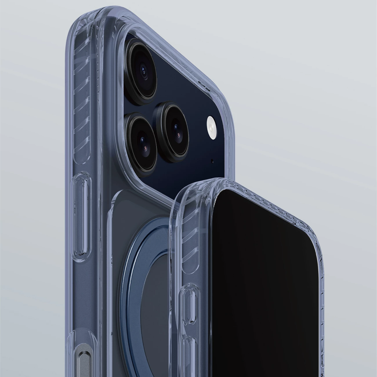 Mbështjellës AmazingThing Titan Pro MagSpin për iPhone 17 Pro, MagSafe, Blu