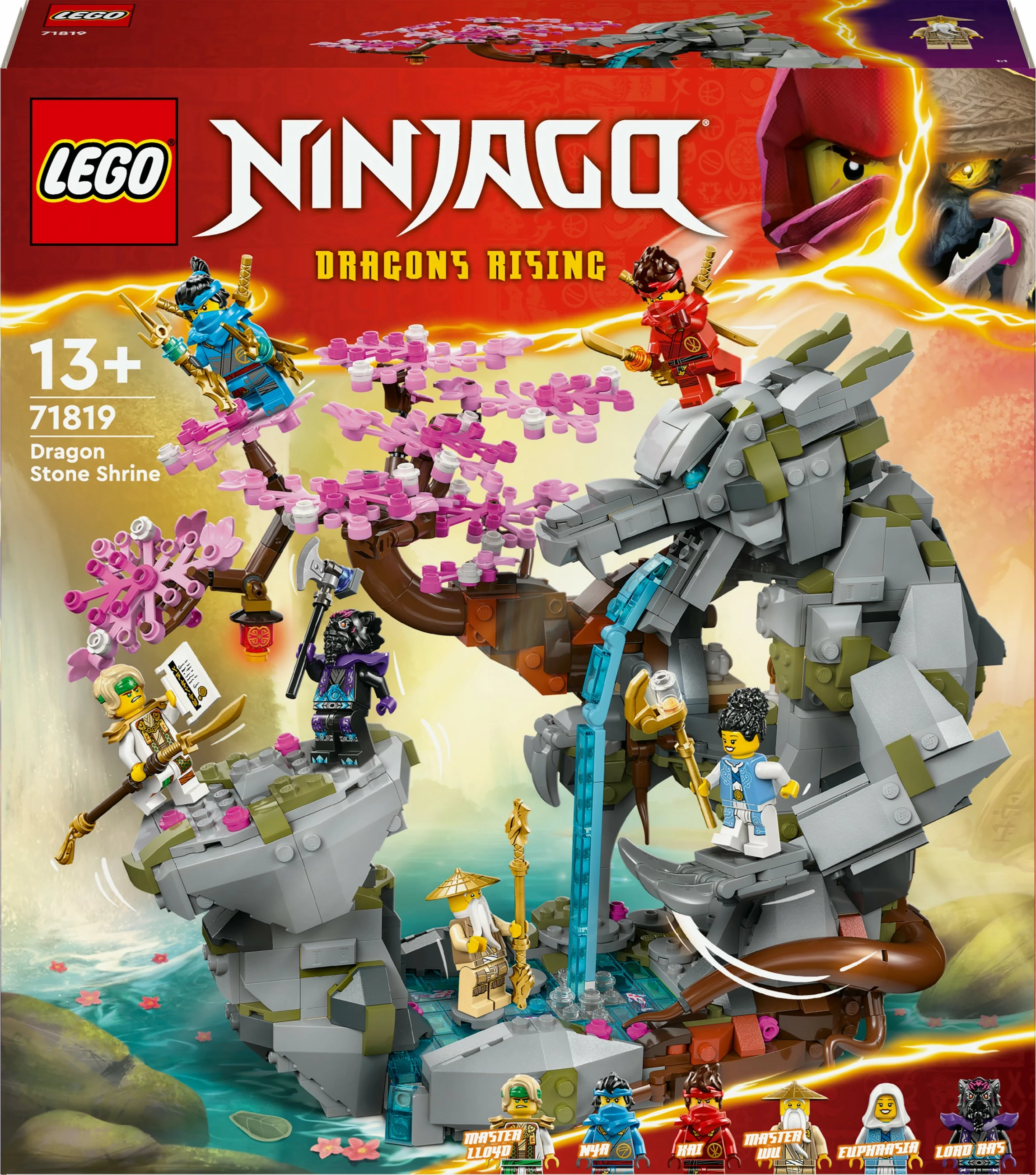 Set LEGO Ninjago 71819 Drachenstein-Tempel