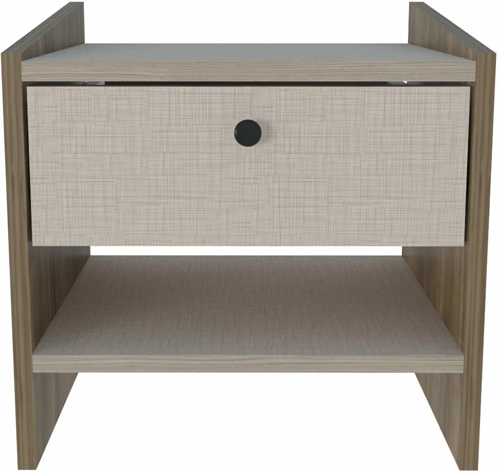 Komodinë nate Skye Decor, Berlin, ngjyrë arre, bezhë