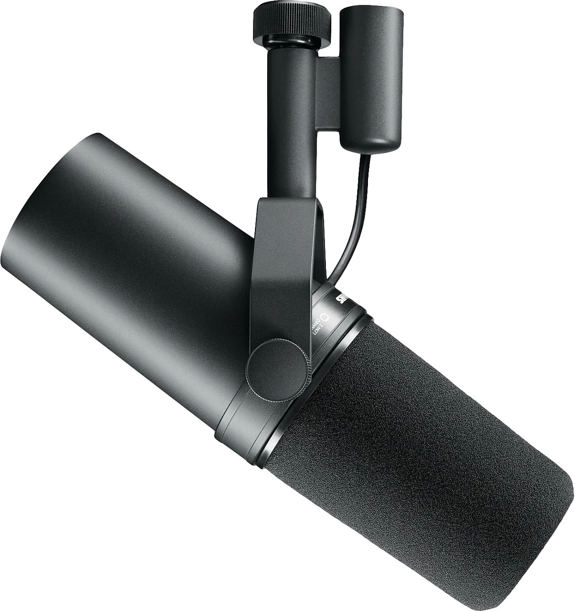Mikrofon studio Shure SM7B, kardioid, me kabllo, 50-20000 Hz, i zi