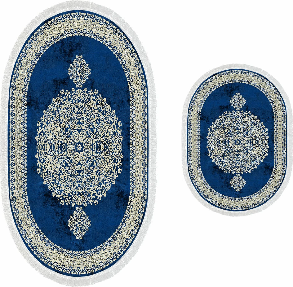 Set tapetash për banjo (2 copë), Mijölnir, 410602 - O, ngjyrë kaltër