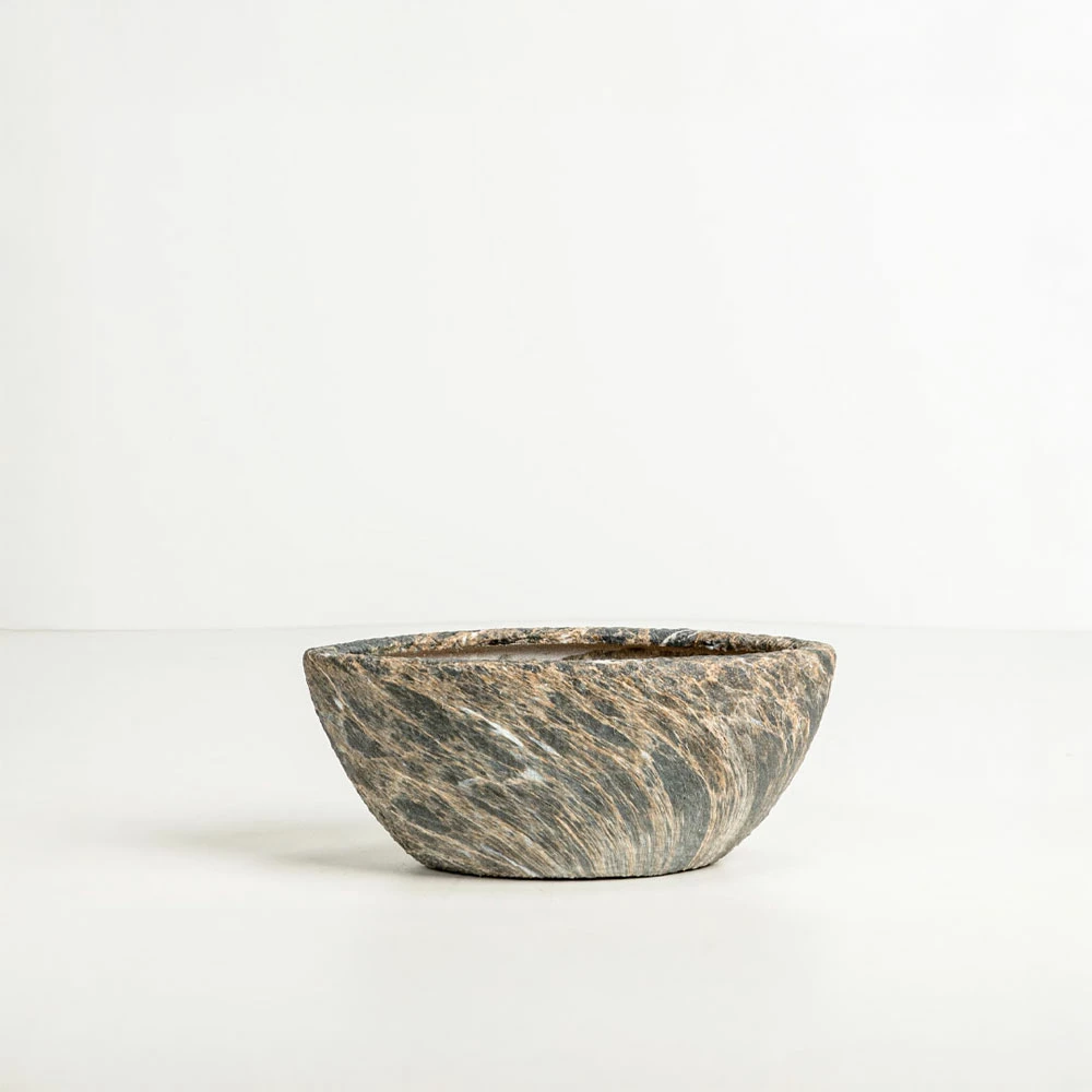 Set vazo GASHER, 2 copë, qeramikë, antracit-bezhë, 46x22x20