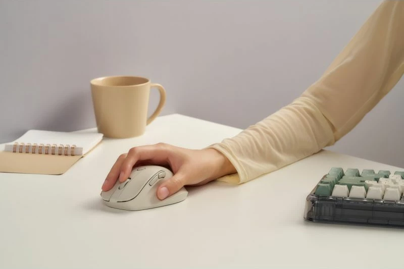 maus wireless Asus MD105, milky white