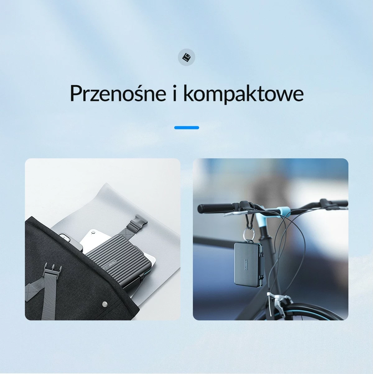 Mbështjellës Orico për karta memorie, 6*SD, 4*microSD, 1*CF