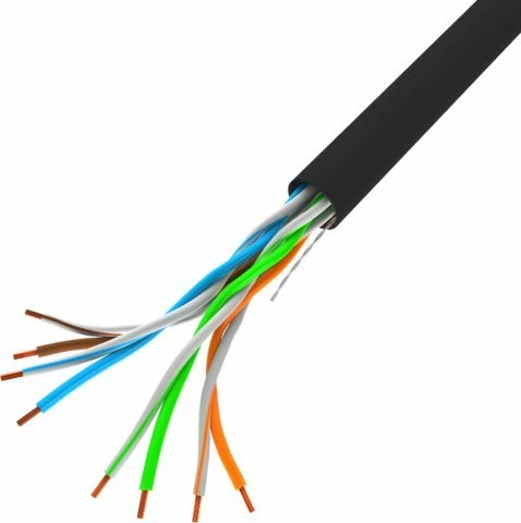 Kabëll rrjeti LAN Lanberg Cat 5 UTP 305 m CCA, i zi