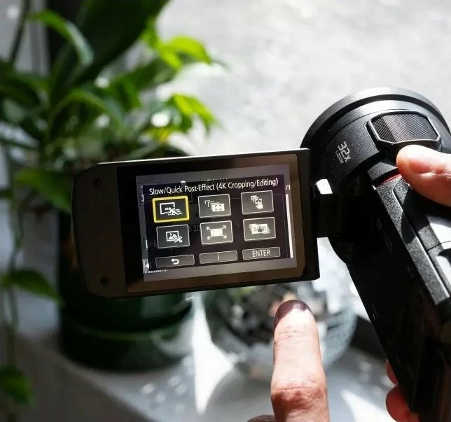 Kamerë video 4K Panasonic HC-VX3E-K, 24x zoom optik, 25mm wide, LCD 3.0" touch, 5-akshe OIS, microSD, USB-C/HDMI, e zezë