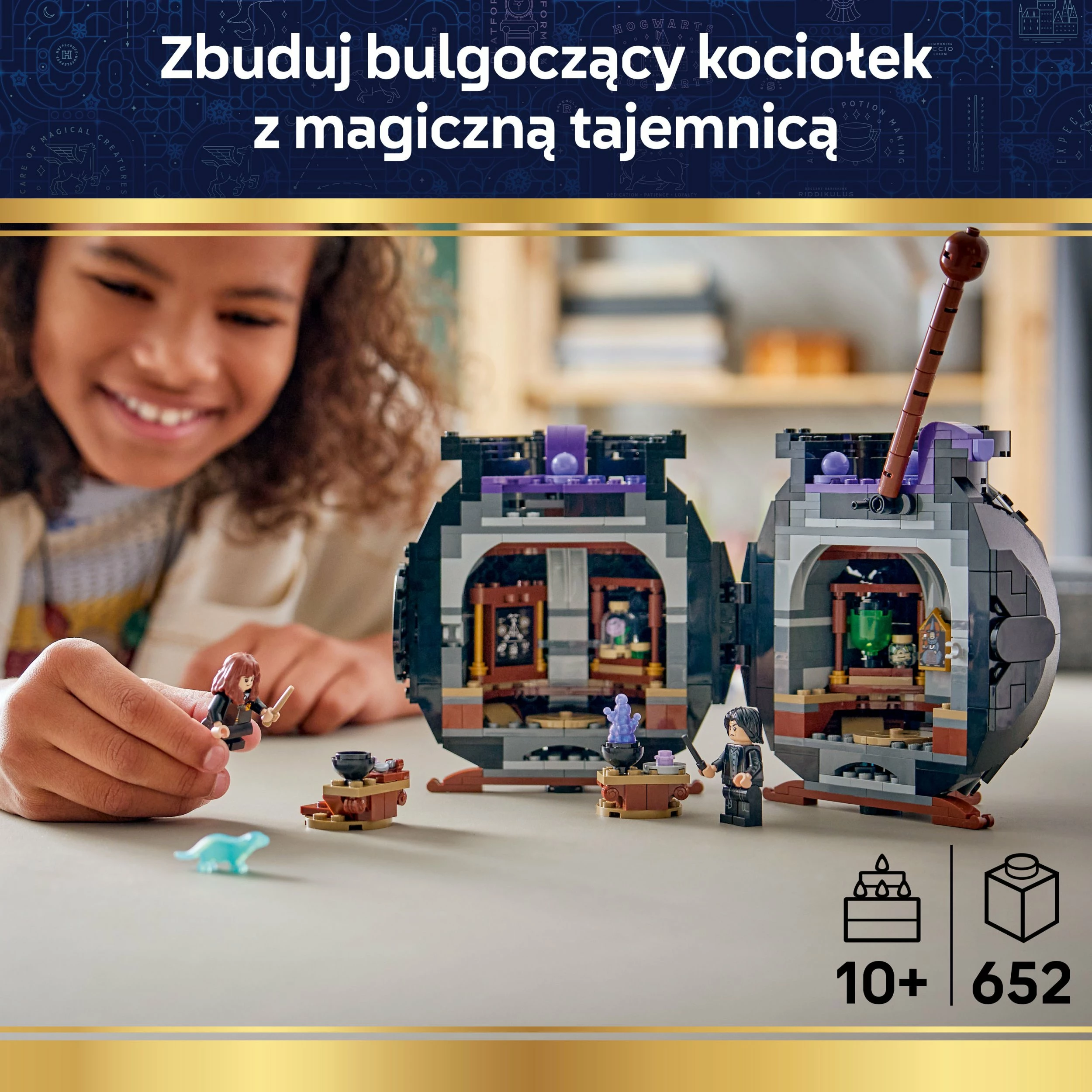 Set LEGO Harry Potter Cauldron: Potions Classroom 76464, 652 copë, 10+