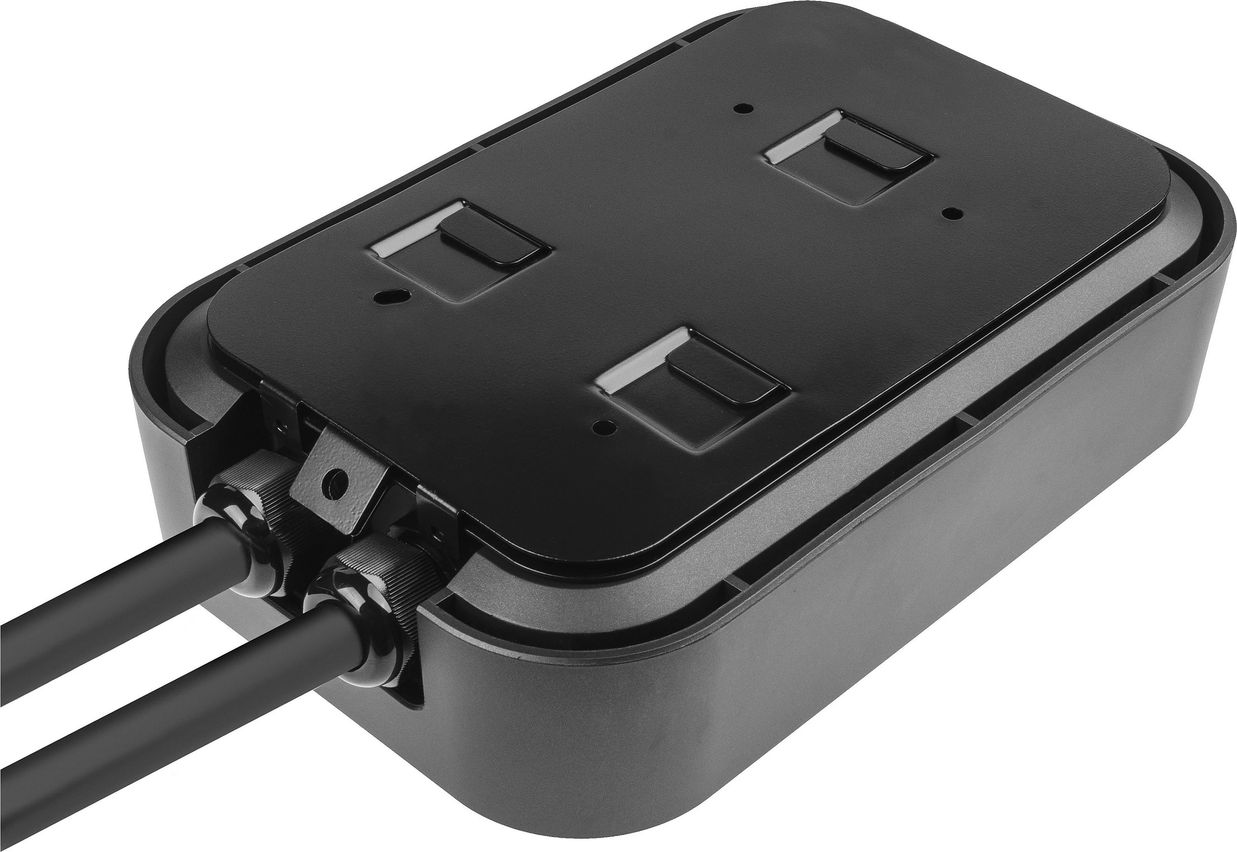 Karikues wallbox për veturë elektrike Green Cell PowerBox RFID, Type 2, 22 kW, 32A, 3-faz, i zi