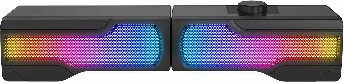 Altoparlantë gaming Rampage Arty X13 2.0 Bluetooth, RGB, USB 5V, të zeza