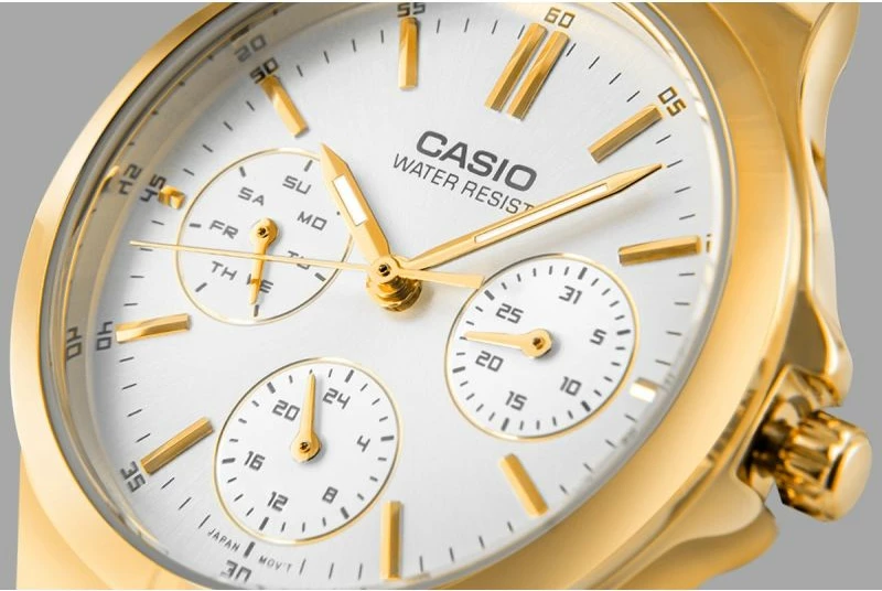 Orë dore për femra CASIO, ari