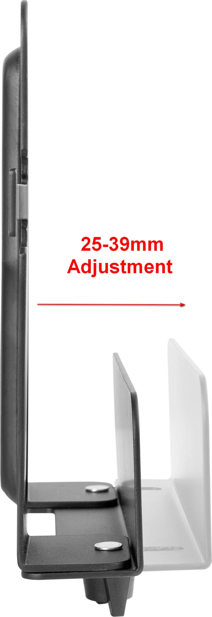 Mbajtëse muri për media player Equip Universal 25x39 mm, deri 1 kg, e zezë
