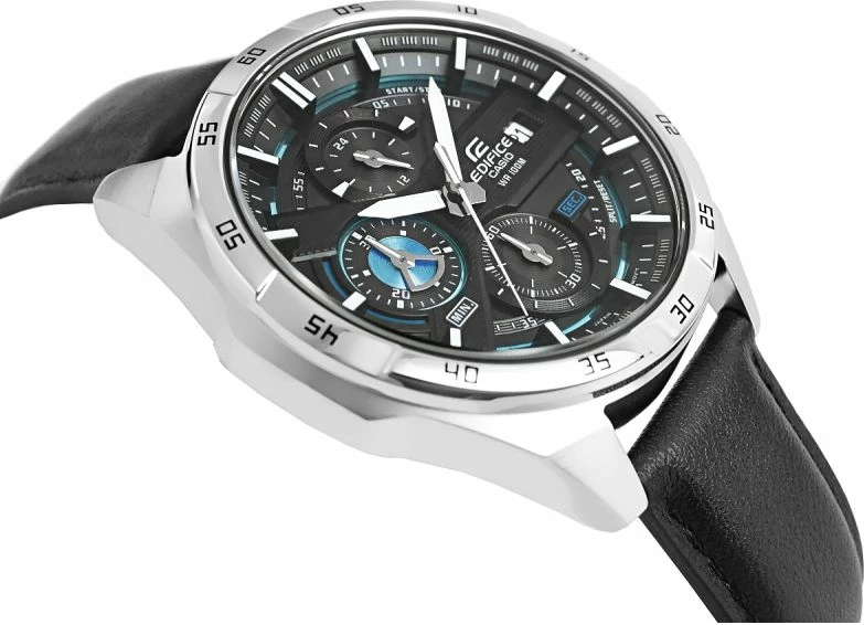 Orë dore për meshkuj CASIO, e zezë