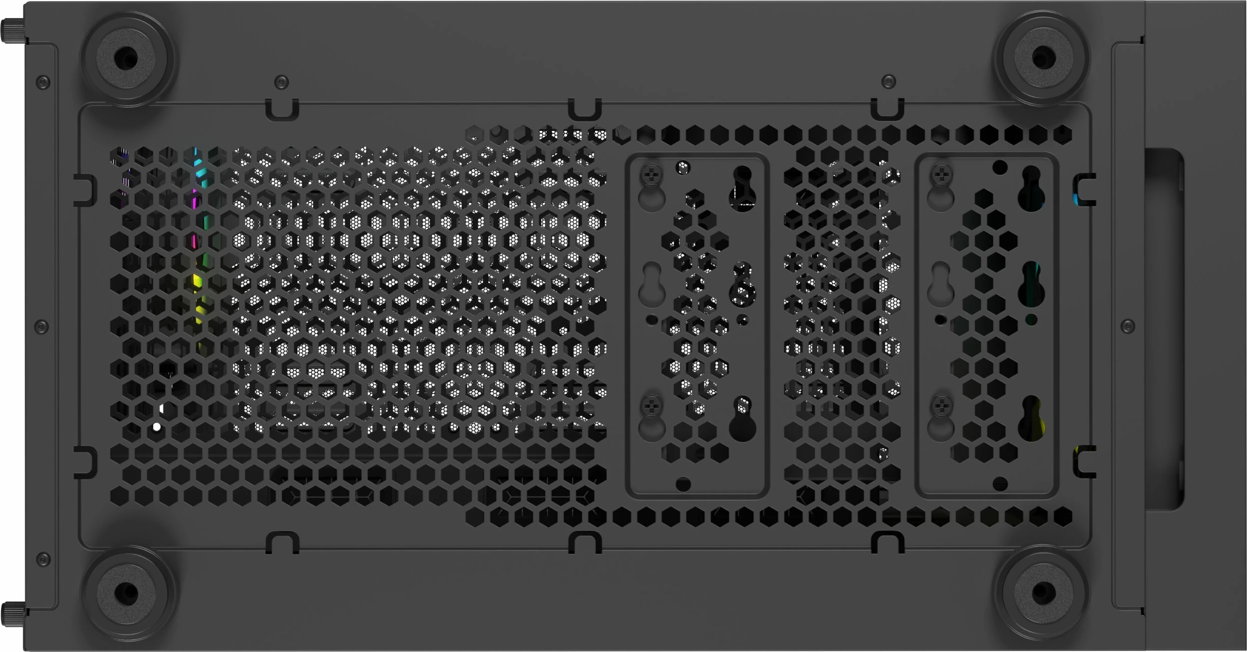 Kasë GENESIS Diaxid 605 ARGB NPC-2172 Midi Tower, ATX/mATX/Mini-ITX, USB-C, pa PSU, e zezë