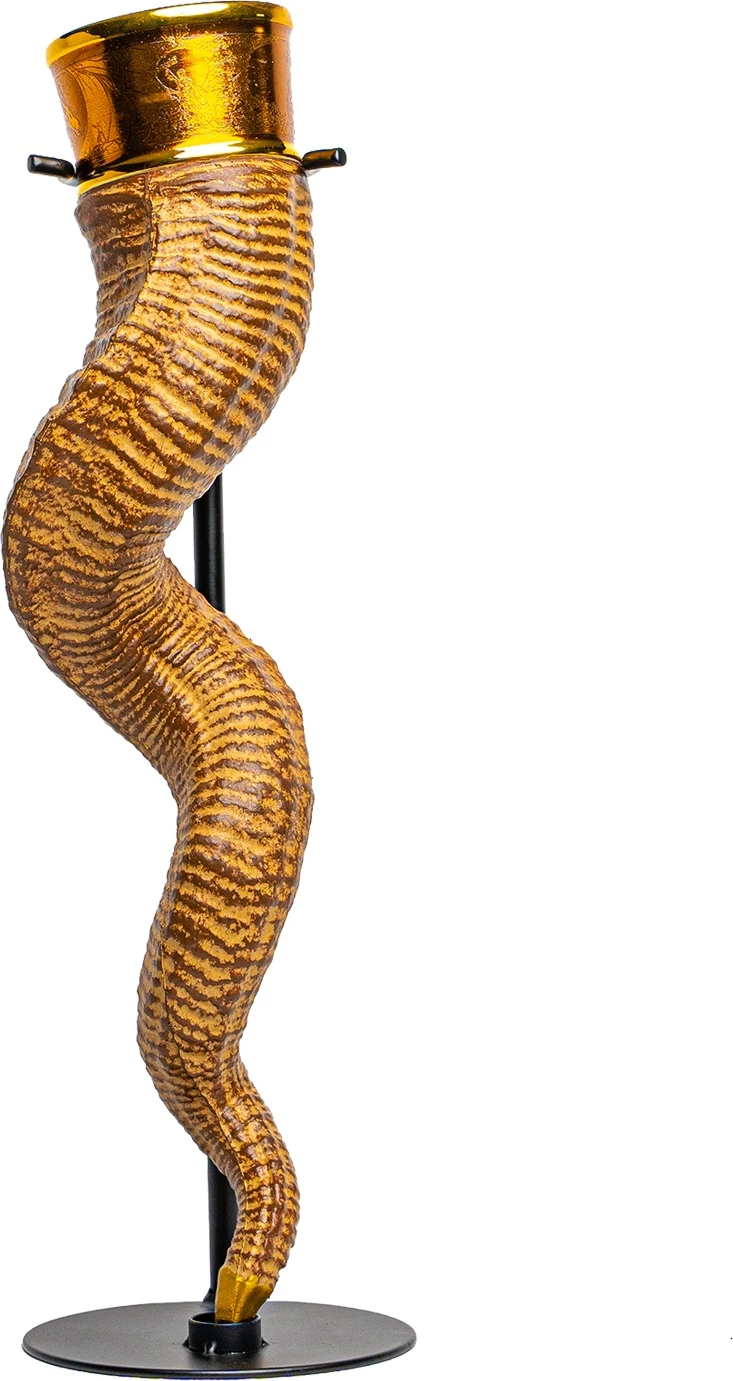 Bri koleksionues për pije Gaya TESO The Horn of Ja'Darri 40 cm, edicion i limituar 500 copë, me mbajtëse, kafe/ari