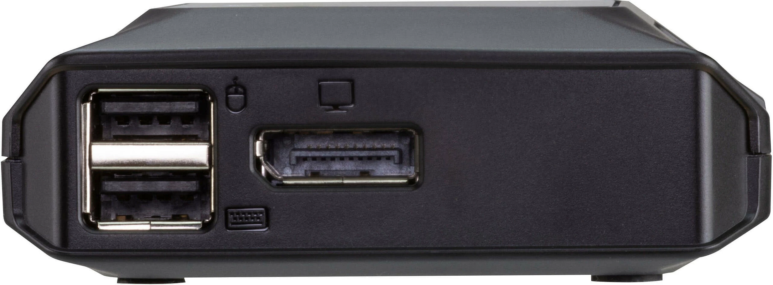 KVM Switch ATEN US3312 2-Port USB-C, 4K DisplayPort, me selektor remote, e zezë