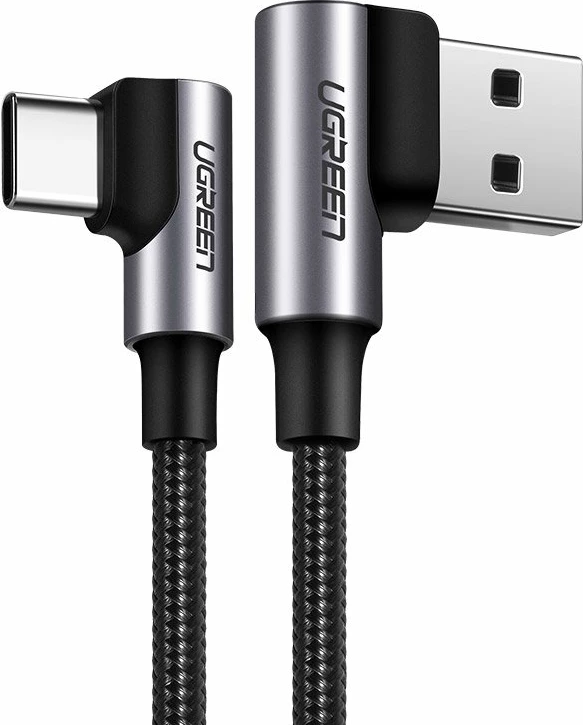 Kabllo Ugreen USB në USB Type-C, 2m, QC3.0, 3A, Gri
