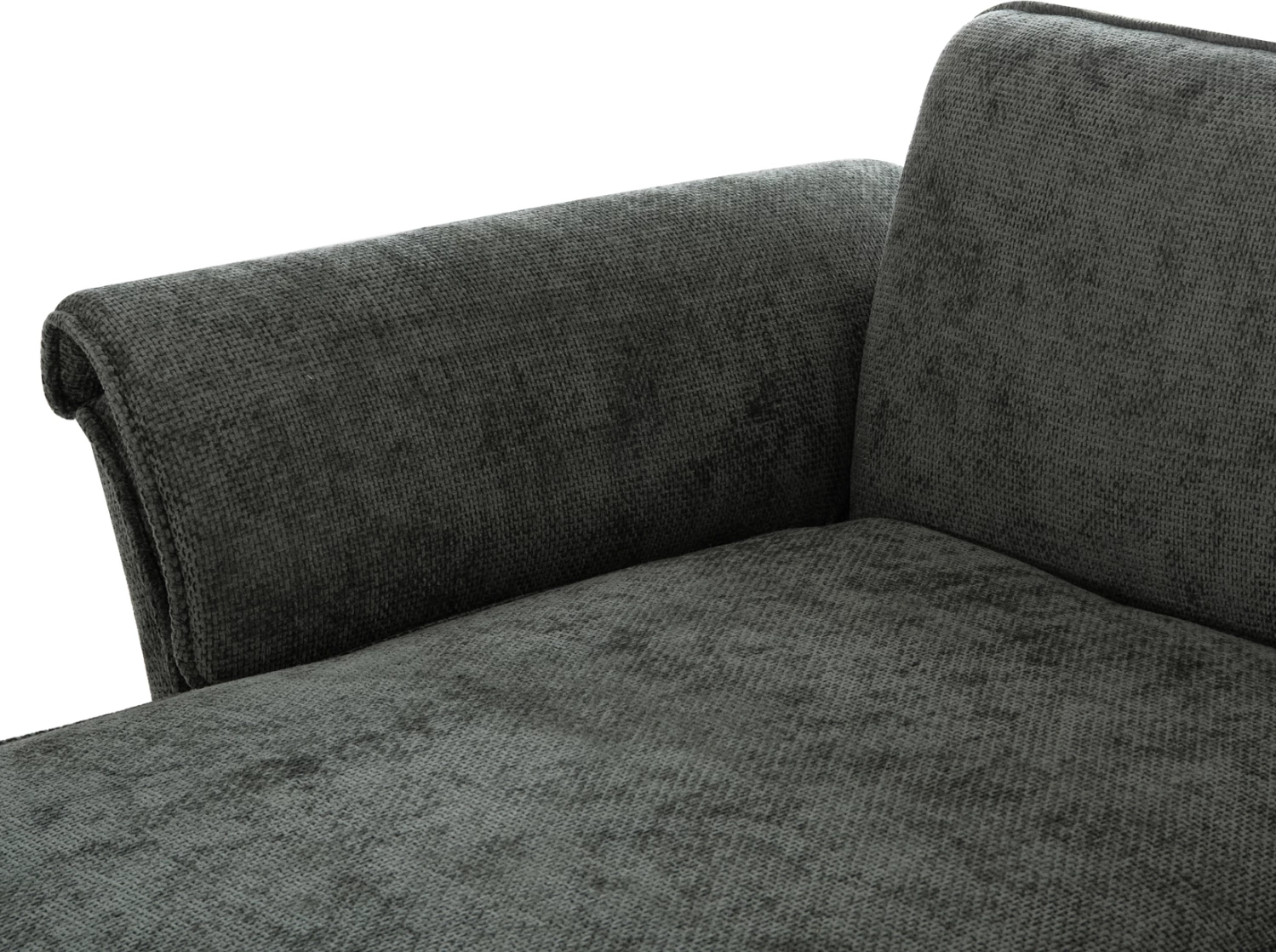 Kënd divan i kthyeshëm, shtrat MAILO, material jeshil, këmbë metalike, 300x145x80cm