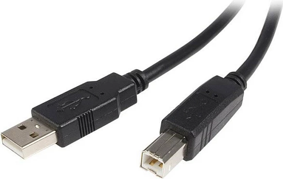 Kabllo USB StarTech USB2HAB2M, USB 2.0 A-në-B, 2 m, e zezë