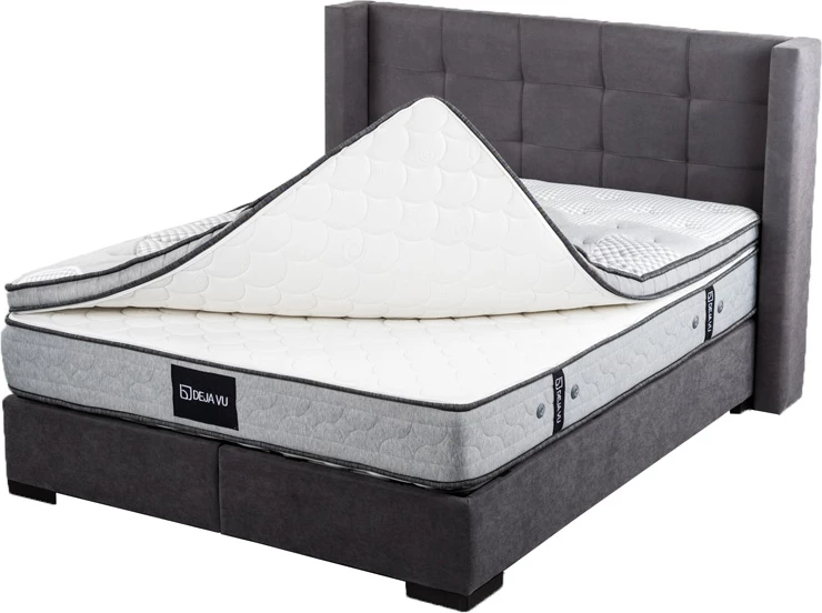 Dyshek Deja Vu, gri, 160x200x34cm