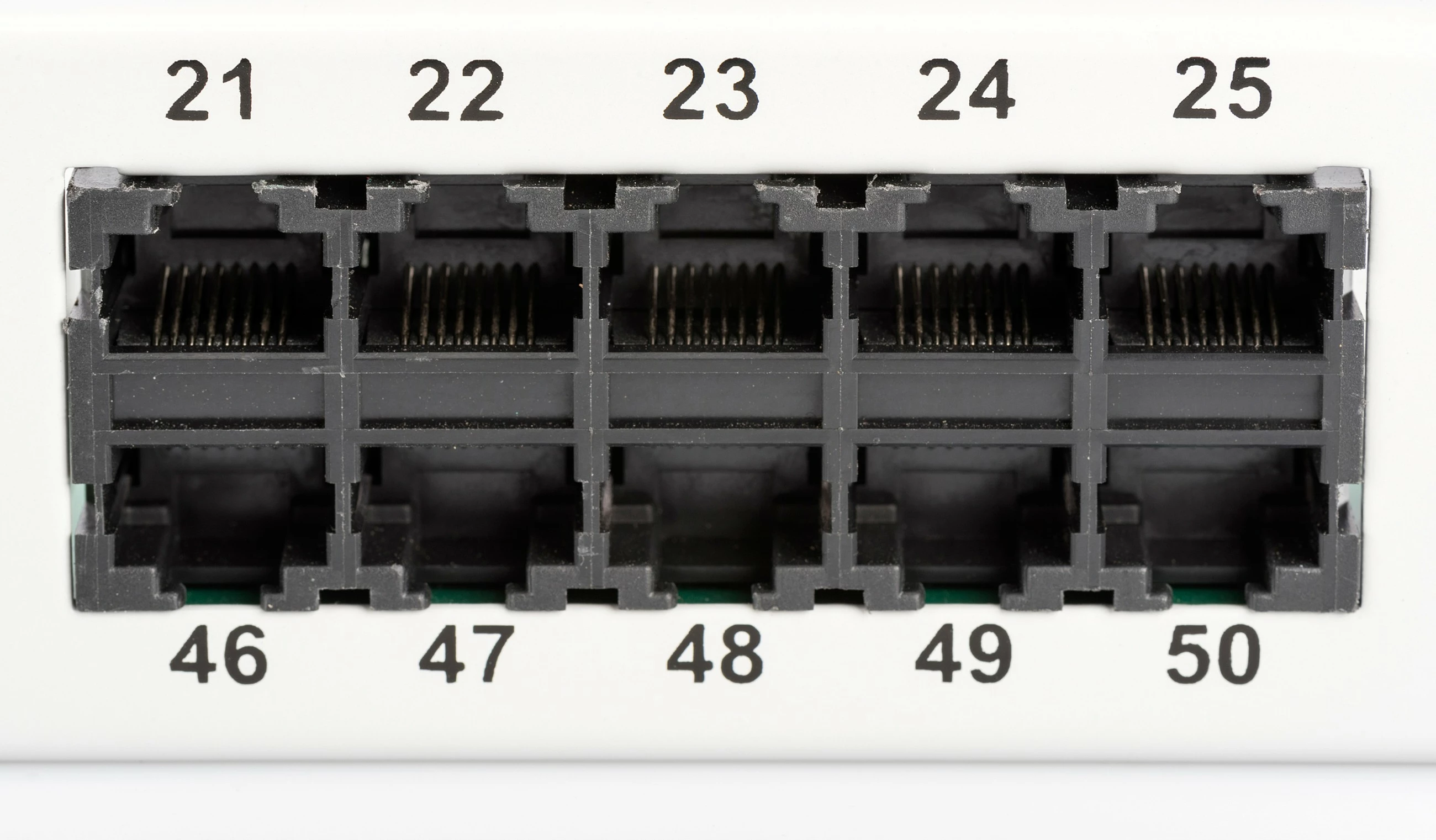 Patch panel Digitus ISDN, 50 porta, Cat3, rack 1U, gri