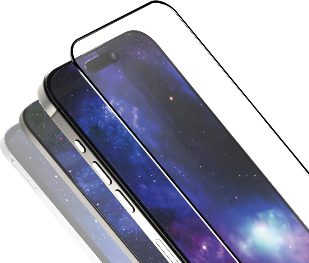 Mbrojtës ekrani xhami i temperuar Full Cover universal, SBS Omniglass Z, ngjitje e plotë, transparent