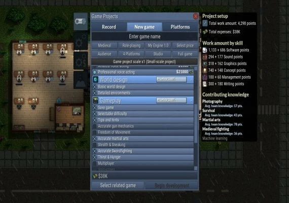 Game Dev Studio EN/DE/FR/RU Global