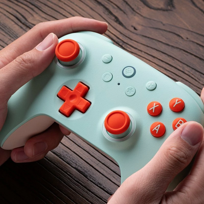Gamepad 8BitDo Ultimate 2C Wireless për PC/Android, Hall Effect, 14 butona, 2.4GHz + USB-C, Vjollcë, set me dongle + kabllo