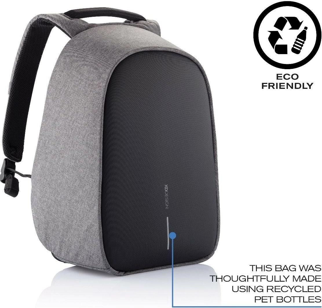 Çantë shpine XD DESIGN BOBBY HERO XL, 20L, për laptop 17", Gri