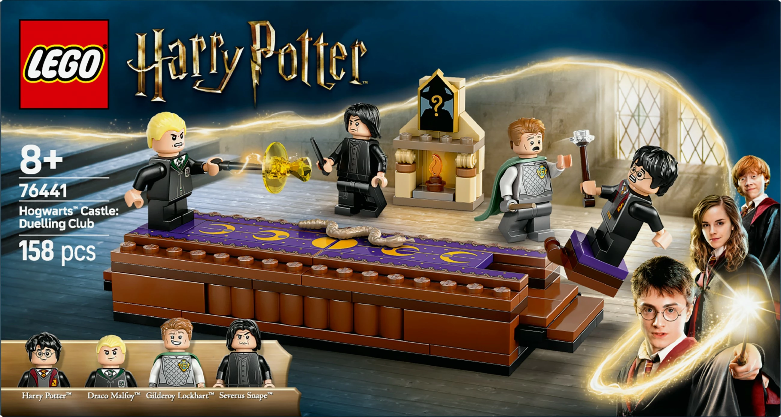 Set ndërtimi LEGO Harry Potter 76441, Schloss Hogwarts Duellierclub, 158 pjesë, multikolor