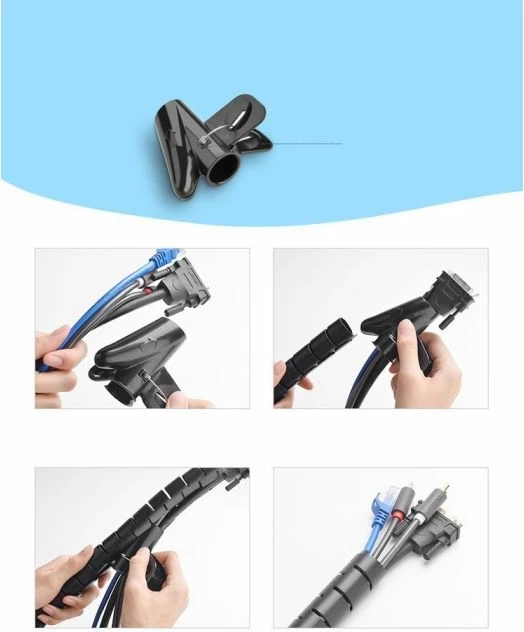 Spiralë për menaxhim kabllosh UGREEN 30818, 25mm, 1.5m, material PE, polybag