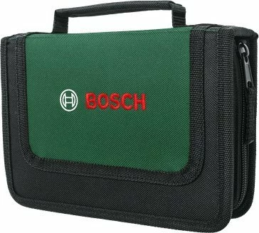 Set veglash dore Bosch 1600A02BY2, 26 copë, me çantë e zezë