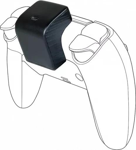 Bateri rikarikueshme Nacon për DualSense Edge, 1000 mAh, +2 orë, e zezë, me kabllo USB 1 m
