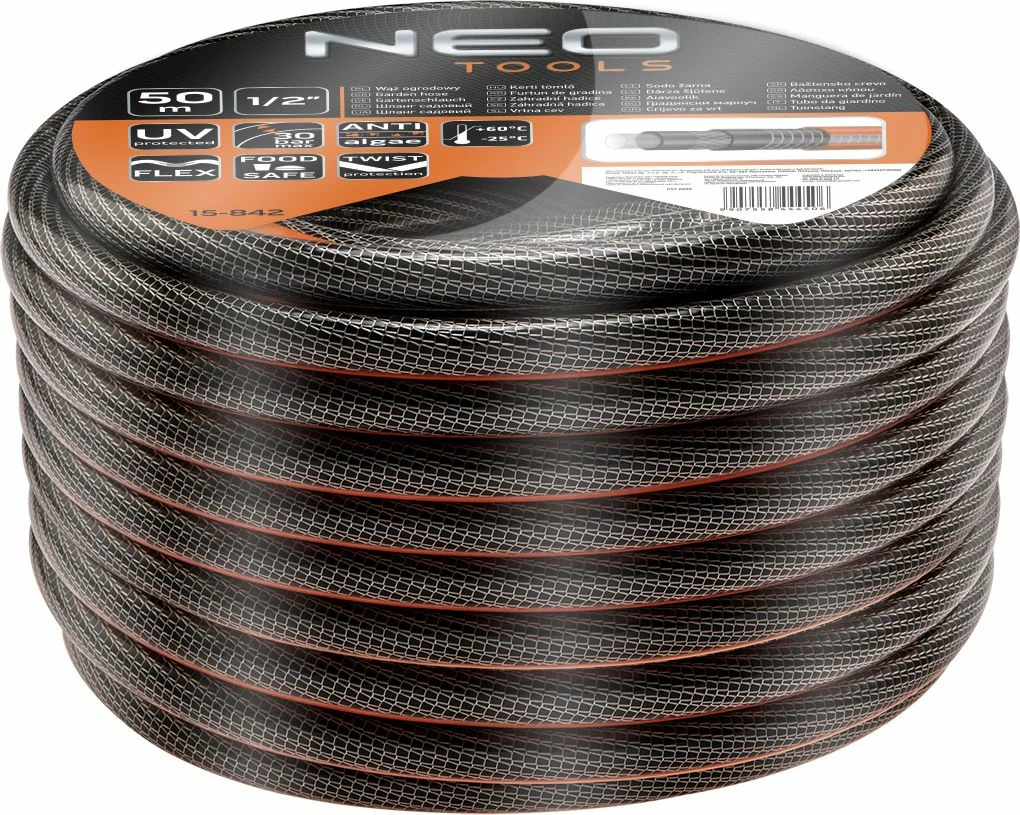 Zorrë kopshti Neo Professional 15-842 1/2" 50 m 6-shtresore