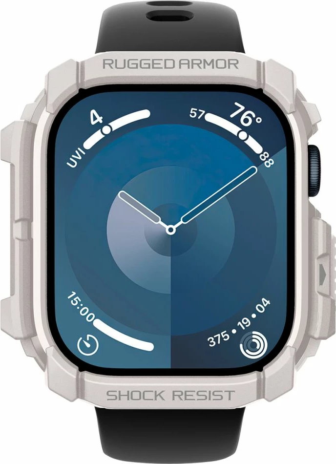 Mbështjellës Spigen Rugged Armor për Apple Watch 10 46mm, Bezhe