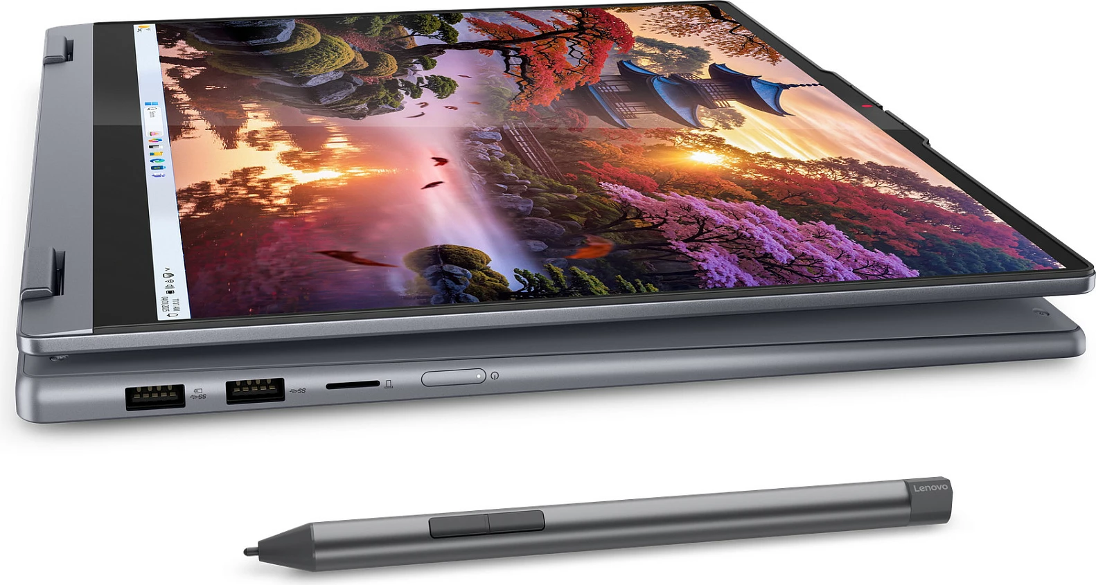 Laptop 2-në-1 Lenovo IdeaPad 5 16AKP10, AMD Ryzen AI 5, 16GB RAM Memorje, 1TB SSD, 16" Touch, Luna Grey