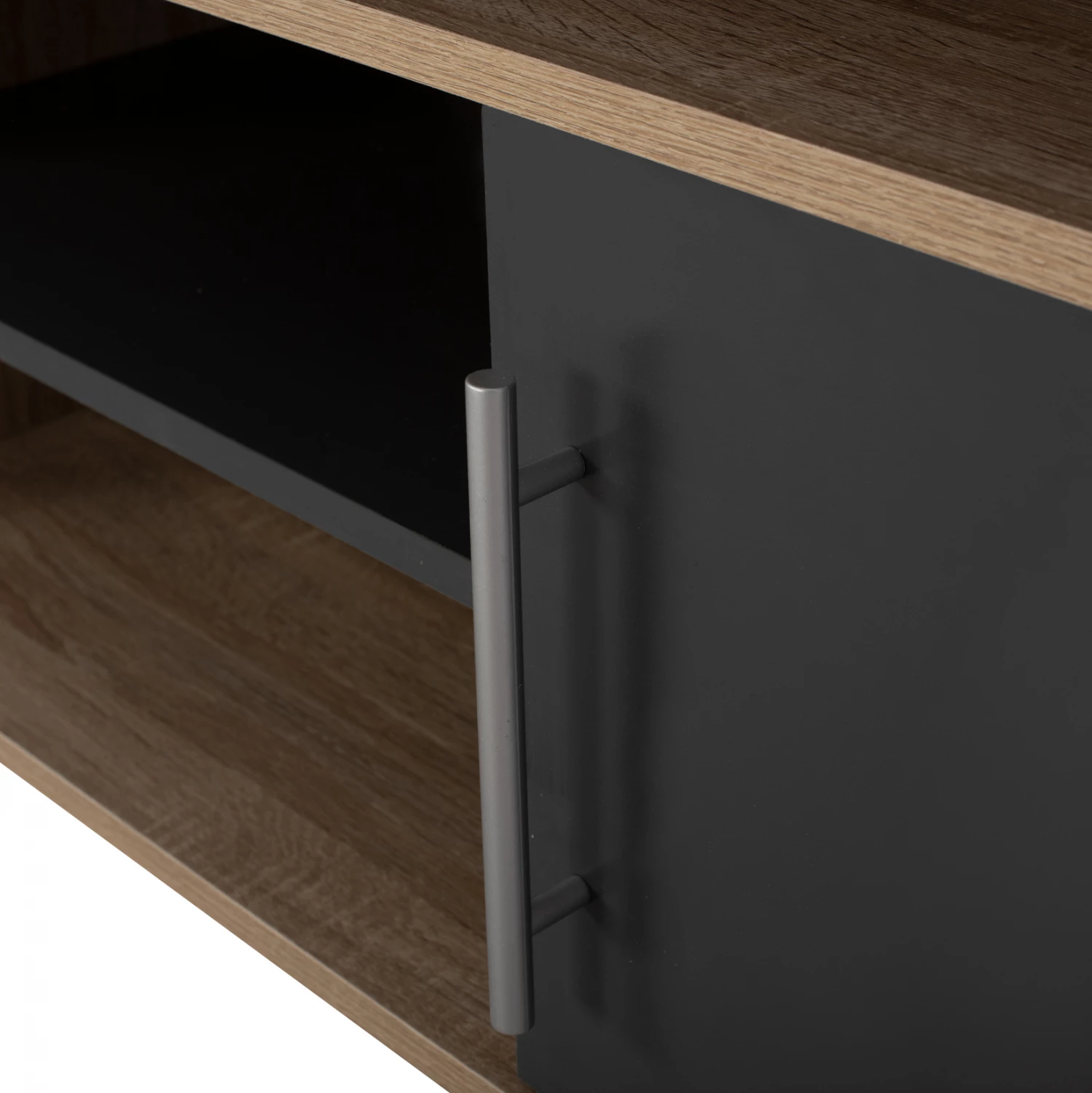 Mobil për TV, melaminë, FH2202.04, sonama-gri, 120x40x55 cm