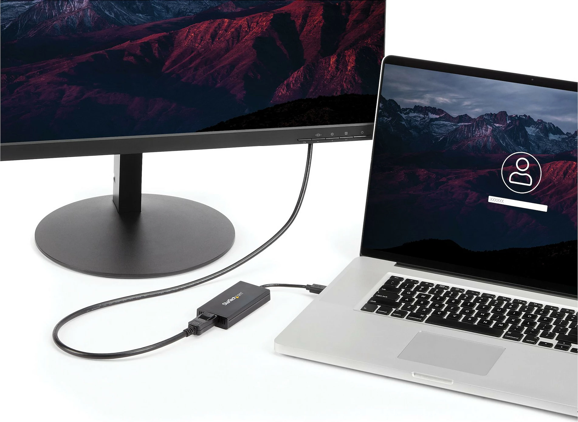 Adapter USB 3.0 në DisplayPort StarTech USB32DP4K, 4K 30Hz, DisplayLink, i zi