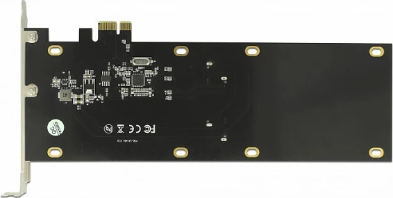 Kartelë zgjerimi PCIe DeLOCK 90348, 2x SATA 6 Gbit/s, PCIe 2.0, e brendshme, e zezë