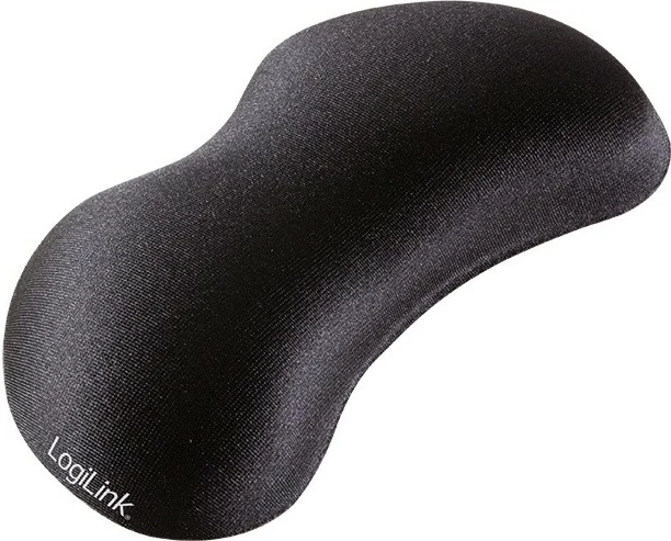 Mbështetëse për kyç të dorës LogiLink ID0136, xhel, 140 x 55 x 20 mm, e zezë