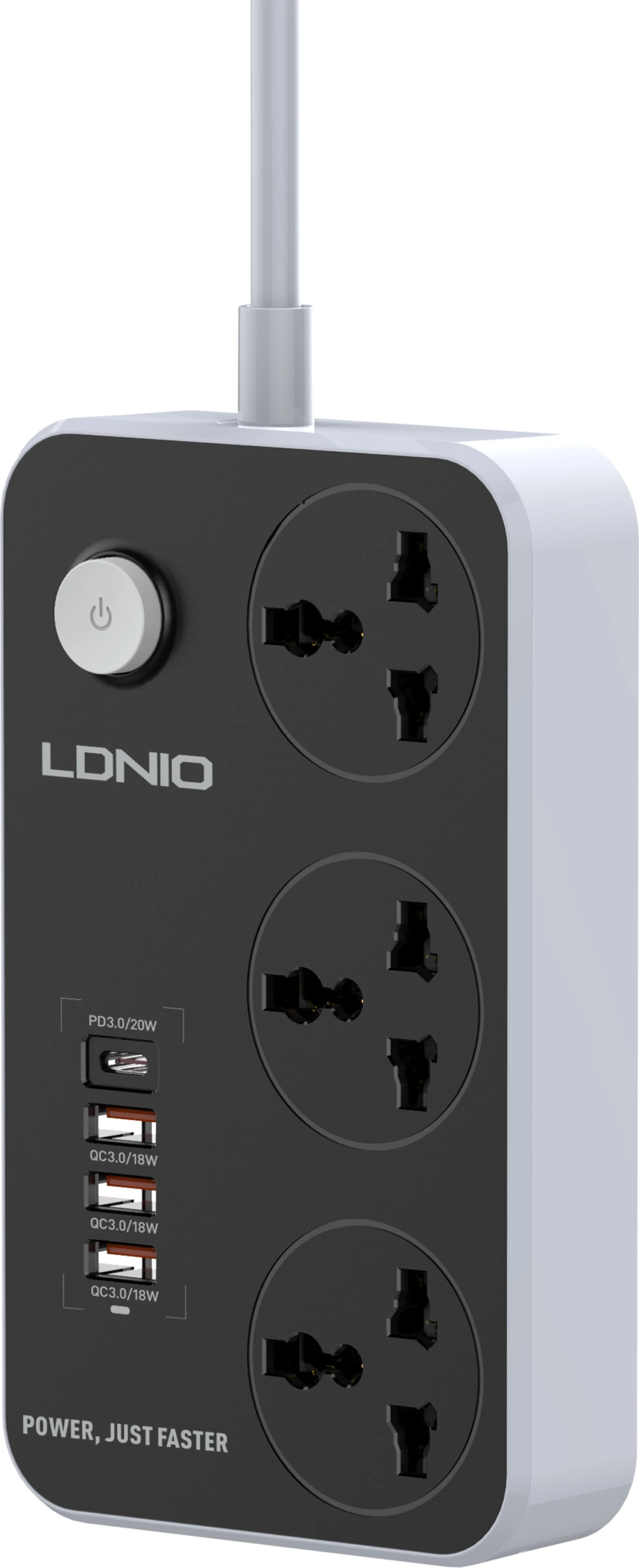 Prizë E Rrymës Me Kabëll 2 Metra LDNIO SC3412