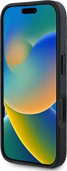 Mbështjellës Karl Lagerfeld Cardslots Monogram për iPhone 16 Pro Max, i zi