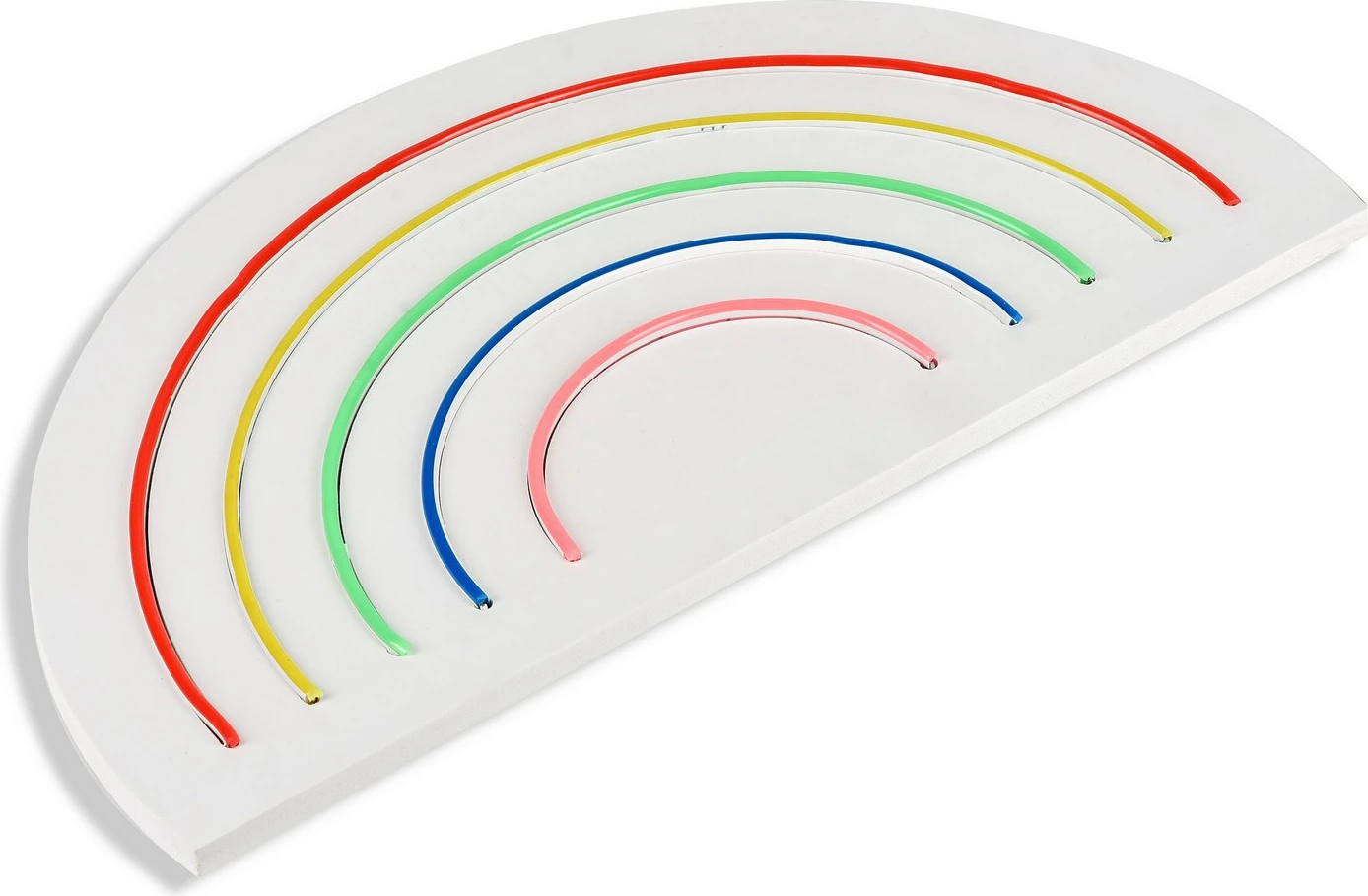 Dritë dekorative LED plastike, ylber, shumëngjyrëshe