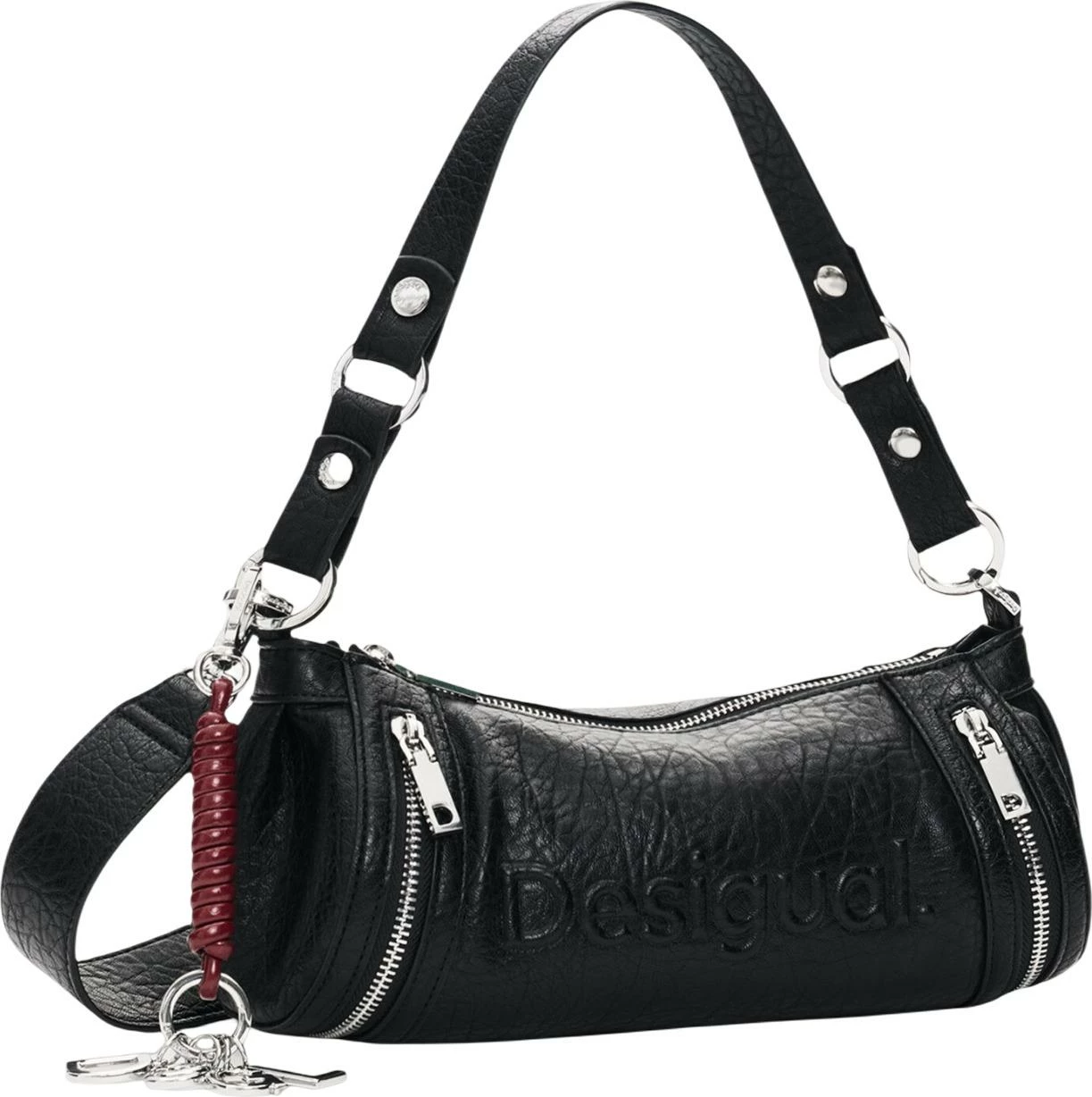 Çantë baguette për femra Desigual Zarauz NF B 26WAXP99, e zezë